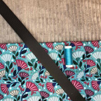 Canvas, Garden Stories by Emjo-Design, Mint mit Kombinationsmaterial